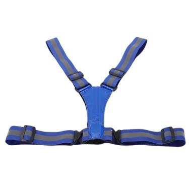 Imagem de RiToEasysports Colete Reflexivo, Equipamento de Corrida de Alta Visibilidade Recarregável por USB Ilumina Equipamento de Corrida LED para Andar de Bicicleta (BLUE)