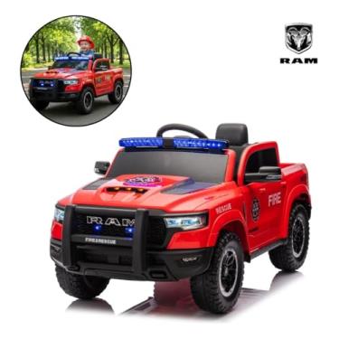 Imagem de Mini Carro Elétrico Infantil 12v Dodge Ram 1500 Rho Bombeiro - BW426BOM