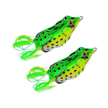 Imagem de Isca Artificial Blackfish Frog Crank Bait 2 Peças Para Pesca De Robalo