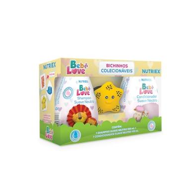 Imagem de Kit Bebê Love Suave Shampoo Neutro 100ml + Condicionador Neutro 100ml + Bichinhos Colecionáveis