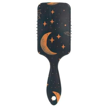 Imagem de Line Art Escova de cabelo de massagem para morcegos, escovas de cabelo para mulheres, cabelos grossos, escovas de cabelo para cabelo, pente para mulheres, escova de cabelo para viagem