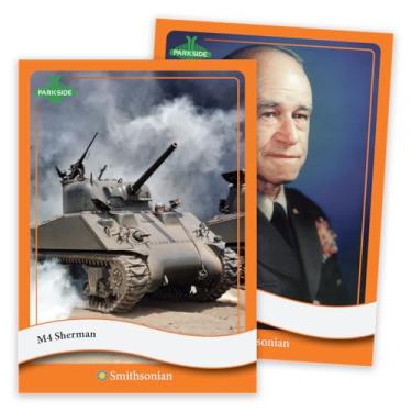 Imagem de Parkside Smithsonian Curiosity Trading Cards: Allies of WWII, Military Vehicles and Leaders, 50-Card Educational Set, Made in USA, 2025 Edition, Girls & Boys, Gifts for All Ages