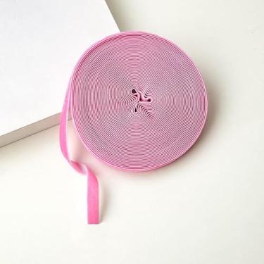 Imagem de Fita de veludo elegante de 10 metros de largura de 1 cm para laço de cabelo, laço de veludo para embrulhar presente