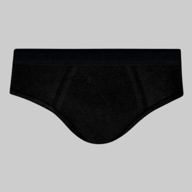 Imagem de Cueca Lupo Slip Algodão com Elastano 00485-002, Preto, M