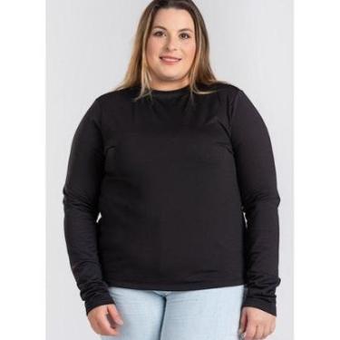 Imagem de Blusa Feminina Manga Longa Plus Size Térmica Peluciada - Serena-Feminino