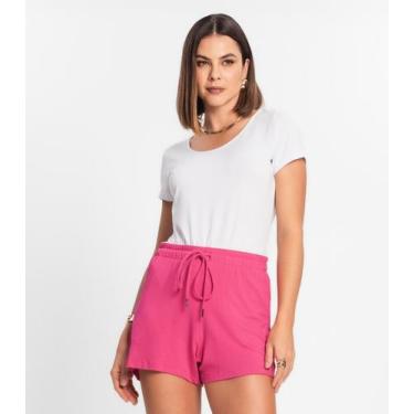 Imagem de Blusa Feminina Viscotorcion Básica Rovitex Branco - Rovitex Básicos, G