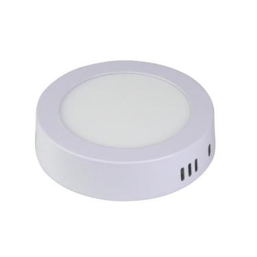 Imagem de Luminária painel led 12w lux redondo sobrepor  - taschibra, 4000k