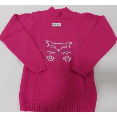 Imagem de Básica De Lã Blusa Bebê Menina Tm 2 4 6 Infantil Inverno 932 - Blue Ma