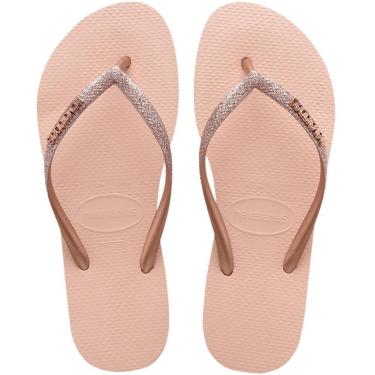 Imagem de Chinelo Havaianas Slim Glitter Tiras Finas Reluzentes - 7013956-Unissex