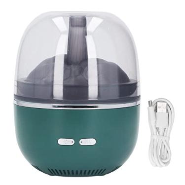 Imagem de Umidificador de aromaterapia Difusor ultrassônico de óleo essencial com luzes LED coloridas 260ml Grande volume de névoa para home office Yoga Sono Hidratante Ar ABS PP Material (Verde)
