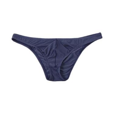 Imagem de Cuecas Masculinas De Cintura Baixa Ultra-Finas Respiráveis Em Seda Gel