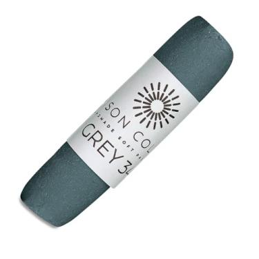 Imagem de Jack Richeson Bastão pastel macio Unison, cinza 34