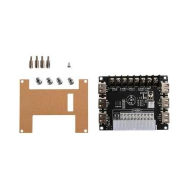 Imagem de Kit De Placa De Distribuição De Energia ATX De 24 Pinos Com Adaptador 