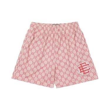 Imagem de Shorts De Malha Casuais De Verão Para Homens, Calças De Fitness Básica