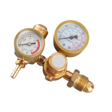 Imagem de Ymiko Regulador de Soldagem a Gás, Medidor de Co2 e Argônio, Medidor de Vazão Tig, Mig, Válvula Redutora de Pressão, Saída de 1/4 Polegadas, 6,605gpm