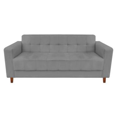 Imagem de Sofá 3 Lugares Arezzo Suede Grafite