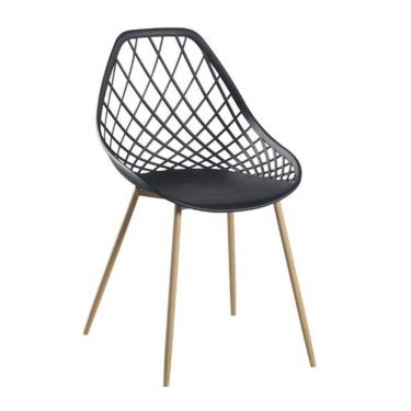 Imagem de Cadeira Cloe Base Aço - Preta