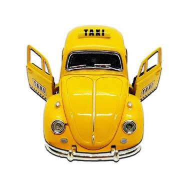 Imagem de Super Miniatura 1:32 Fusca Taxi Colecionador Metal - Volkswagen