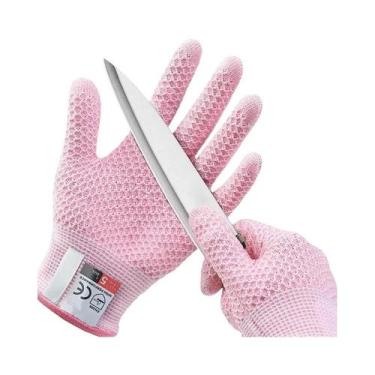 Imagem de Luvas De Segurança Para Cozinha Com Padrão De Abacaxi, Anticorte E Com