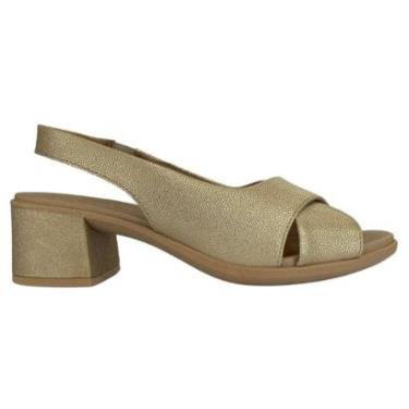 Imagem de Sandália Usaflex UC0205 Feminino Ouro-Feminino