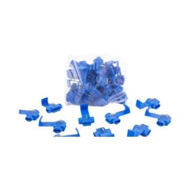 Imagem de 25 Conectores De Fio Isolados De Emenda Rápida Scotch Lock Snap AWG22-