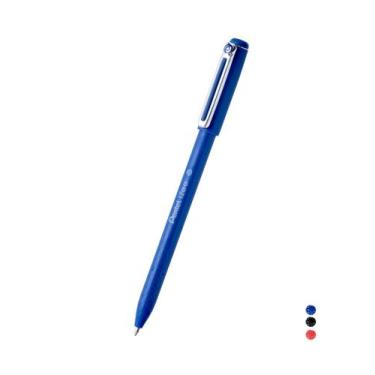 Imagem de Caneta Esferográfica Izee 0.7mm Pentel Traço Fino Com Tampa Cores Azul