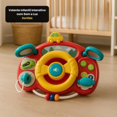Imagem de Volante Infantil Interativo com Som e Luz - Sortida - LUA DE CRISTAL