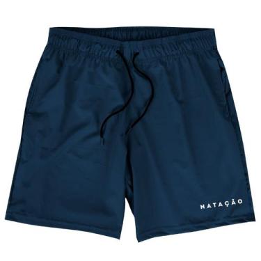 Imagem de Shorts Masculino Elastano Premium WSS Natação, GG, Azul