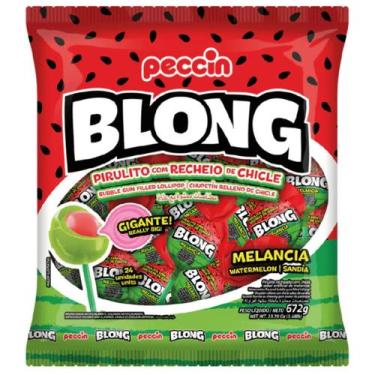 Imagem de Pirulito Blong Melancia 672g