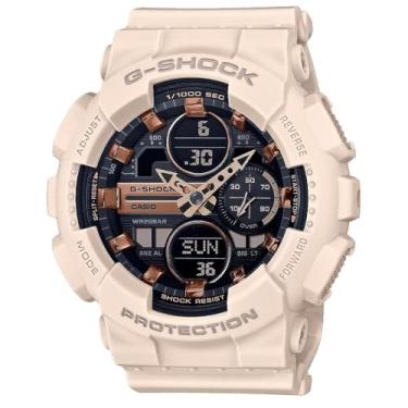 Imagem de Relógio CASIO G-SHOCK feminino rose anadigi GMA-S140M-4ADR