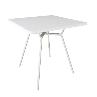 Imagem de Mesa para Sala de Jantar Quadrada 90cm Barcelona Branco