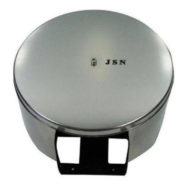 Imagem de Suporte para Papel Higiênico Ki 19 para Rolo 300M a 400M com Fechadura Central Inox Hig...