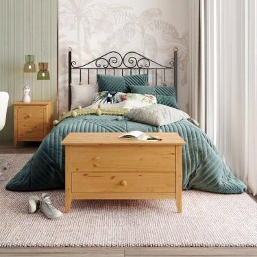 Imagem de Baú Sapateira em Madeira Maciça Nest Natural Pine Artemobili Natural Pine