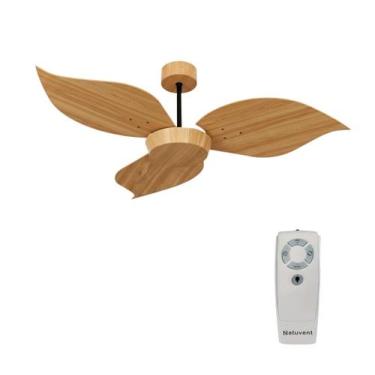 Imagem de Ventilador de Teto Com Controle Remoto Natuvent Flower No Light 3 Pás 
