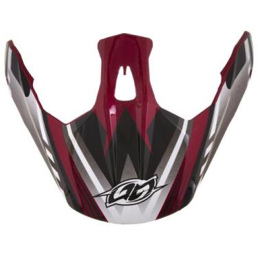 Imagem de Pala Capacete Pro Tork Th1 Vision Adventure, BORDÔ, Único