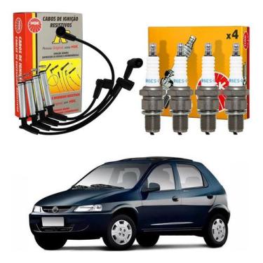 Imagem de Kit Vela Cabo Ngk Celta 1.0 Vhc Gasolina 2002 A 2006
