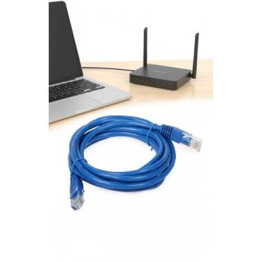 Imagem de Cabo Rede Cat6 2m Ethernet Gigalan 10/1000 Azul - Congratulations Stor