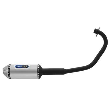 Imagem de Escapamento Pro Tork Mini 3 Titan Ks 125 Fan 2000 À 2008 Curva Preta, 