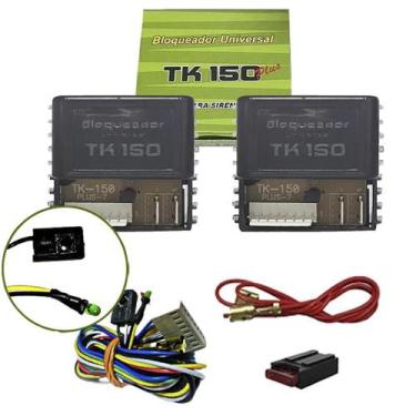 Imagem de Kit 2 Bloqueador Veicular Automotivo Antifurto TK150 TK200 Corta Combu