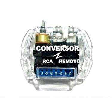 Imagem de Conversor rca remoto zendel com filtro e controle de ganho