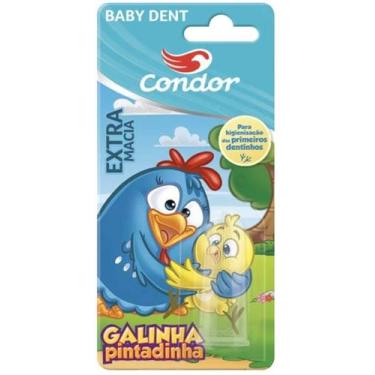 Imagem de Escova Dental Massageadora CONDOR Baby Dent Infantil Extra Macia Galin