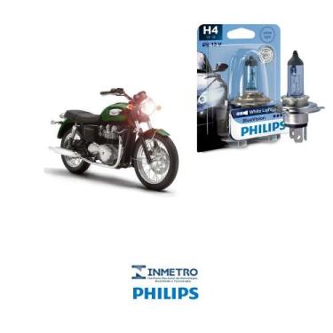 Imagem de Lâmpada Philips BlueVision H4 p/ TRIUMPH BONNEVILLE 865CC