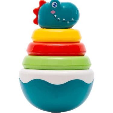 Imagem de Brinquedo Educativo Buba Dino Teimoso Colorido, Verde, Único