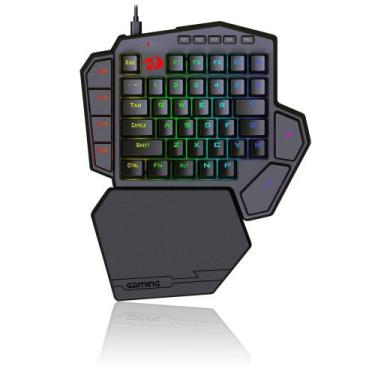Imagem de Teclado Mecânico Redragon Gamer RGB DitiX K601 Switch Blue