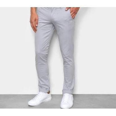 Imagem de Calça Social Malha Masculina Cinza - MidiaHub