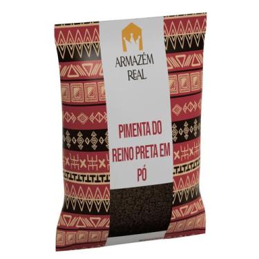 Imagem de Pimenta Do Reino Preta 1kg Pó 100% Natural - Armazém Real