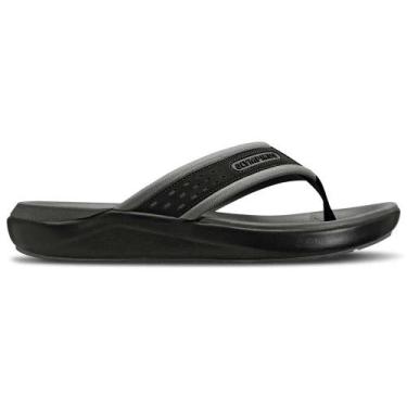Imagem de Chinelo Unissex Preto Chumbo Olympikus 921, 37/38