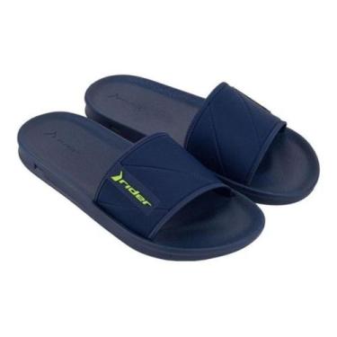 Imagem de Chinelo Masculino Slide Rider Street, Azul, Novo design, 41