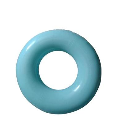 Imagem de Boia Inflável Cintura 70cm Praia Piscina Amarela Azul Rosa - HAI, Azul