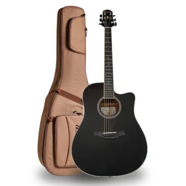 Imagem de Violão Eletroacústico Crafter HD-250CE BK